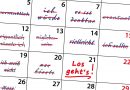 Aufschieberitis Prokrastination Kalender